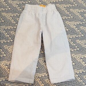 The Beaufort Bonnet Company Blue and White Striped Kids Bottoms